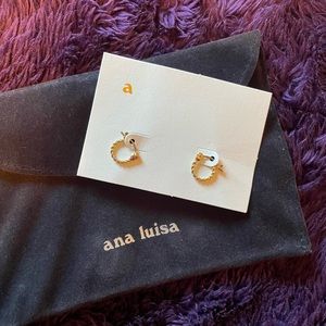 Ana Luisa Mini Gold Hoop Earrings